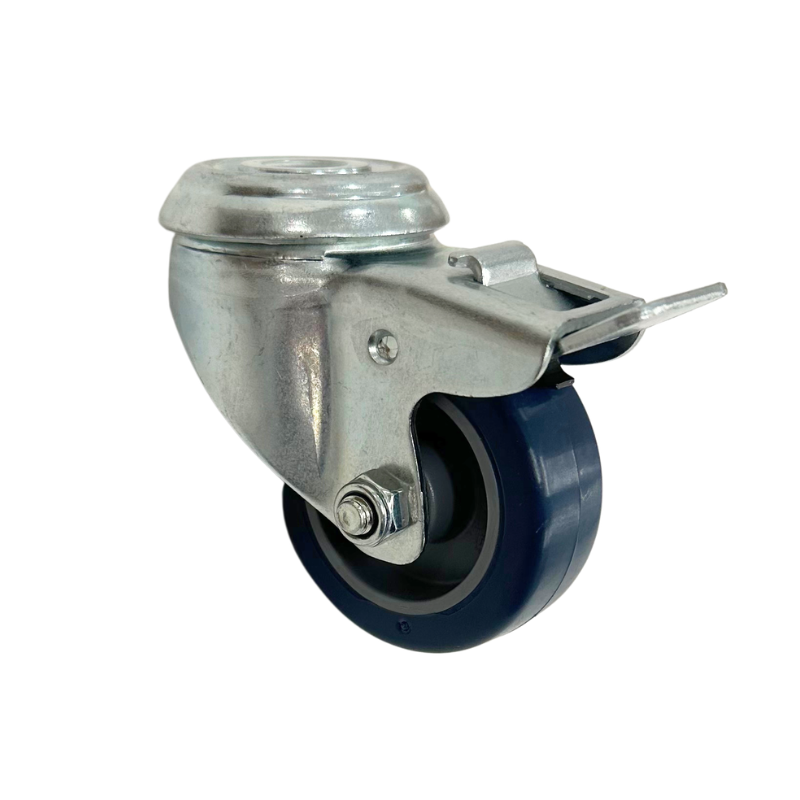 1475PAO050P30 - 40kg Bolt Hole Brake 50mm Polyurethane