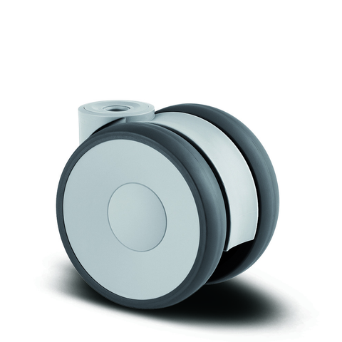 5920UAP100L51-11<span>100 Kg Swivel 100mm Twin Wheel Polyurethane</span>