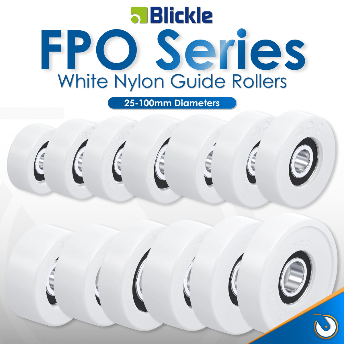 Blickle FPO Nylon Guide Roller Series