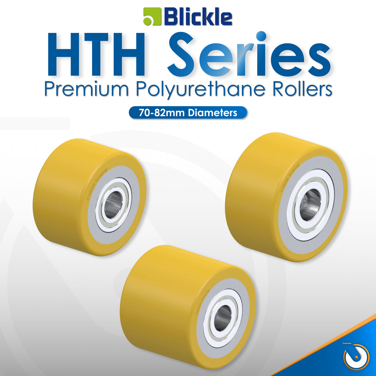 Blickle HTH Polyurethane Pallet Truck Roller Series