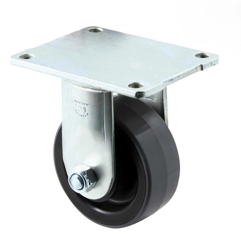 HUS100/HSF - 400 Kg Stainless Steel Fixed Plate 100mm Polyurethane