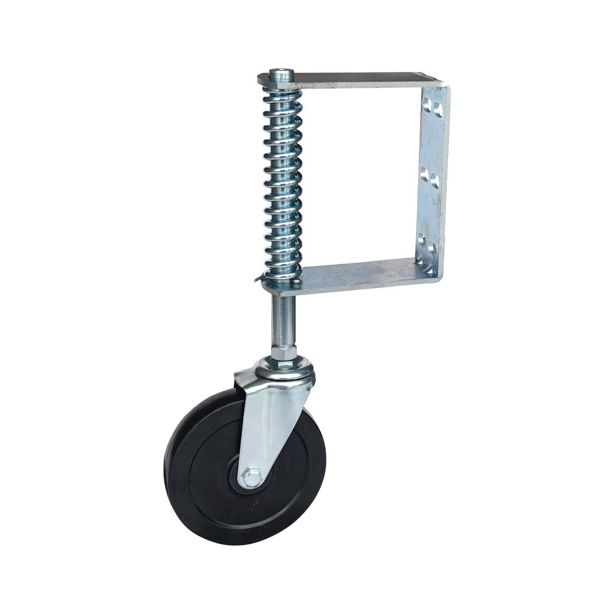 GATE CASTOR HD SPRING LOADED - 100 kg 125mm Heavy-Duty Spring Loaded Gate Castor