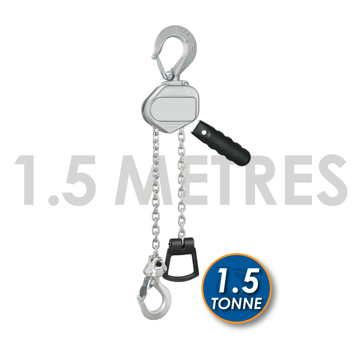 1.5/3m Aluminium Mini Lever Block - 0.25 to 1.5T