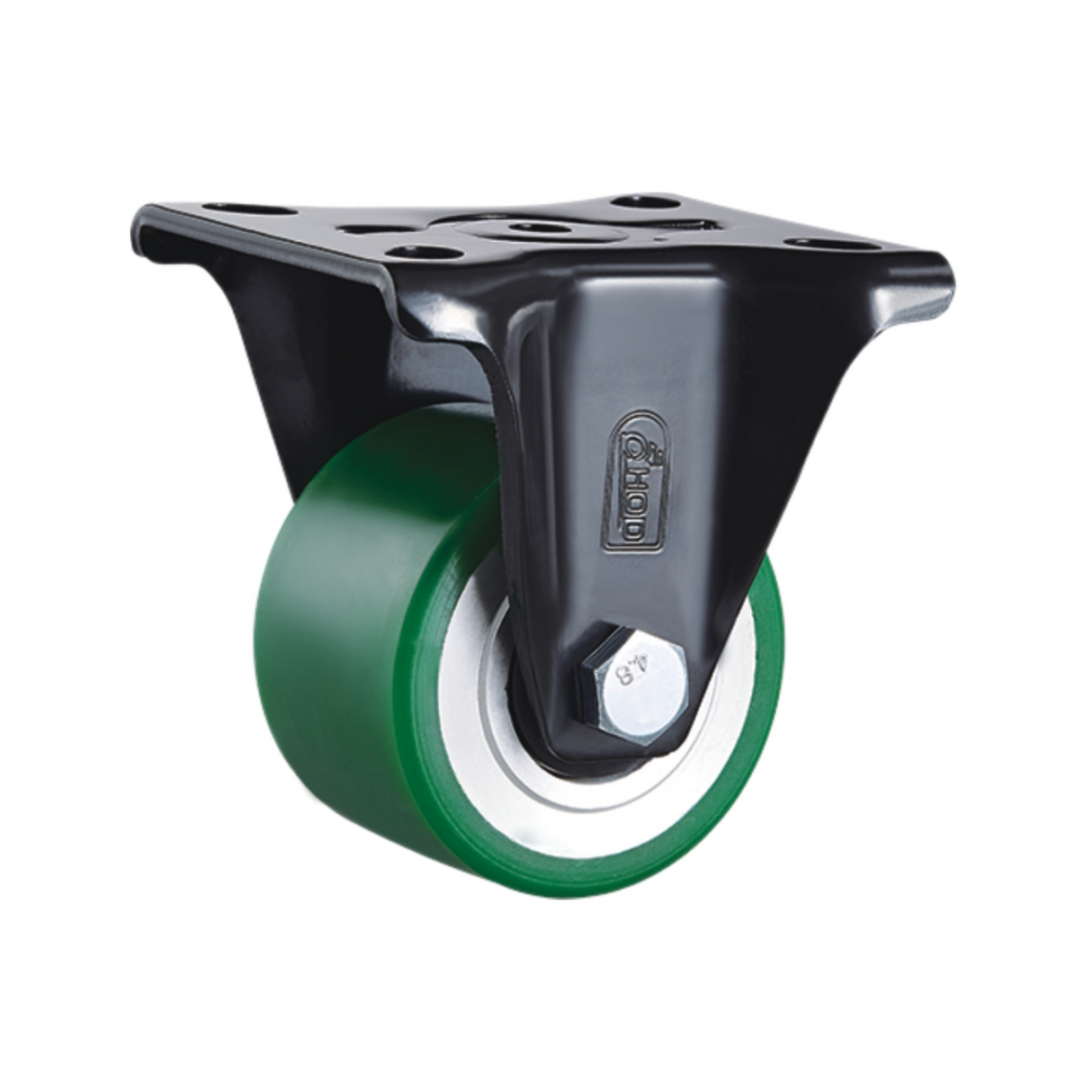 LHPUQ63FL - 400 kg Fixed 63mm Polyurethane