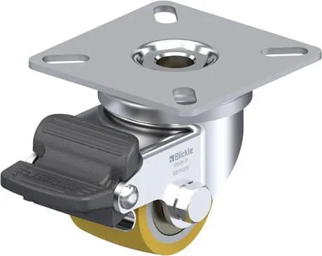 VSTH35 - LPA-VSTH35K-RA <span>100 Kg Plate Mount Wheel Brake 35mm Polyurethane on Steel</span>