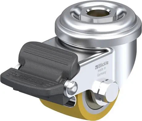 LRA-VSTH 35K-RA 100 Kg Bolt Hole Wheel Brake 35mm Polyurethane on Steel