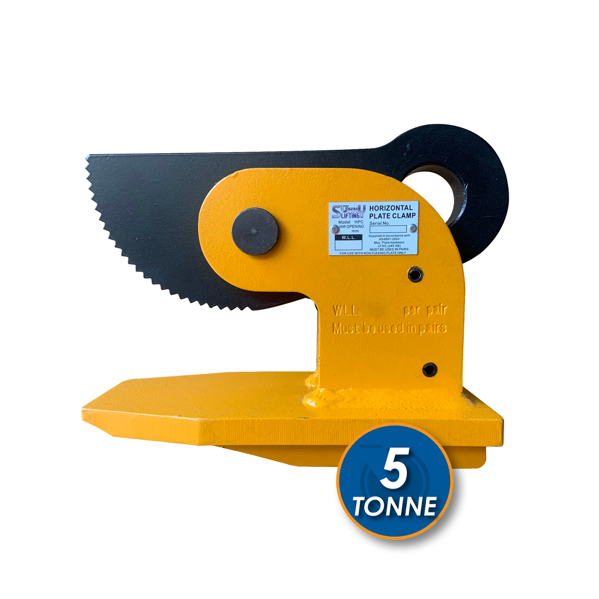 Horizontal Plate Clamp - 1.5 to 5T
