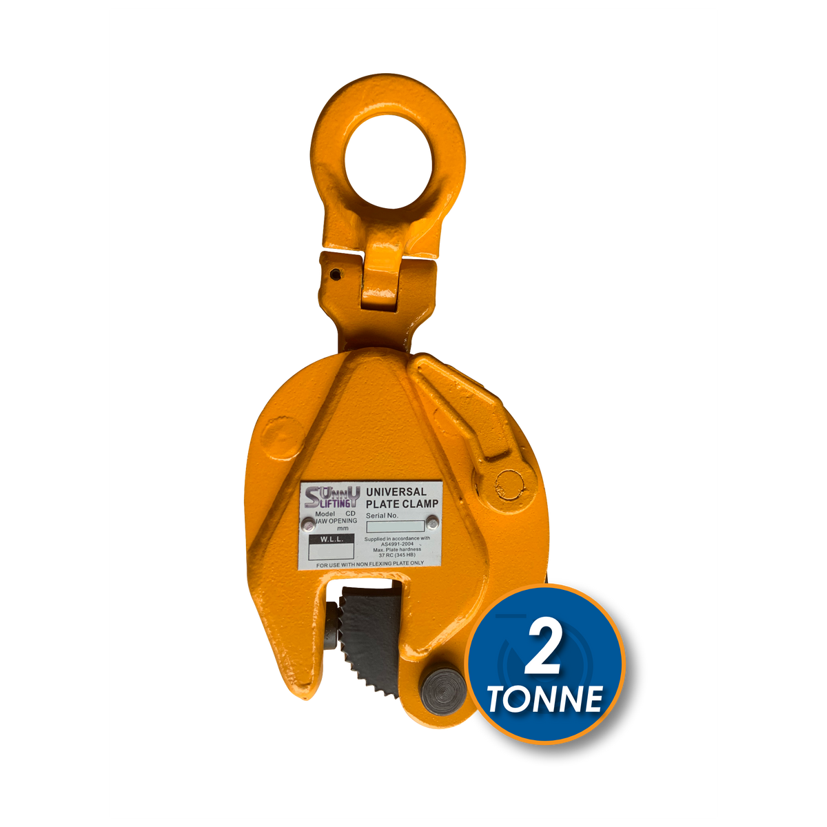 Vertical Plate Clamp - 0.8 to 3.2T