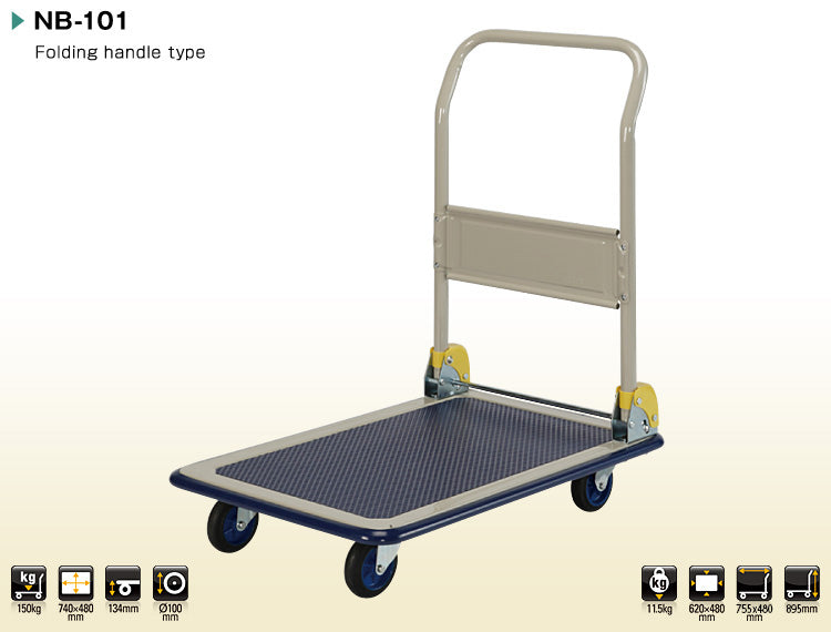 Prestar Premium NB101 150 Kg Platform Trolley