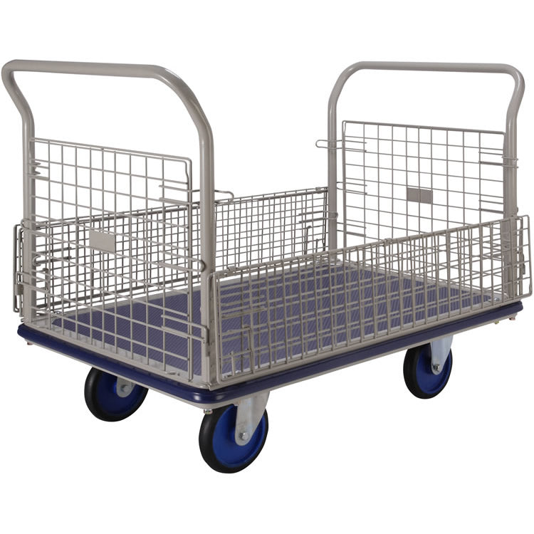 Prestar Premium NG407/8 500 kg Platform Wire Mesh Trolley