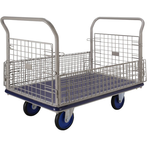 Prestar Premium NG407/8 <span> 500 Kg Platform Wire Mesh Trolley </span><span style="color: #ff2a00;"><strong>In-store pickup required</strong></span>