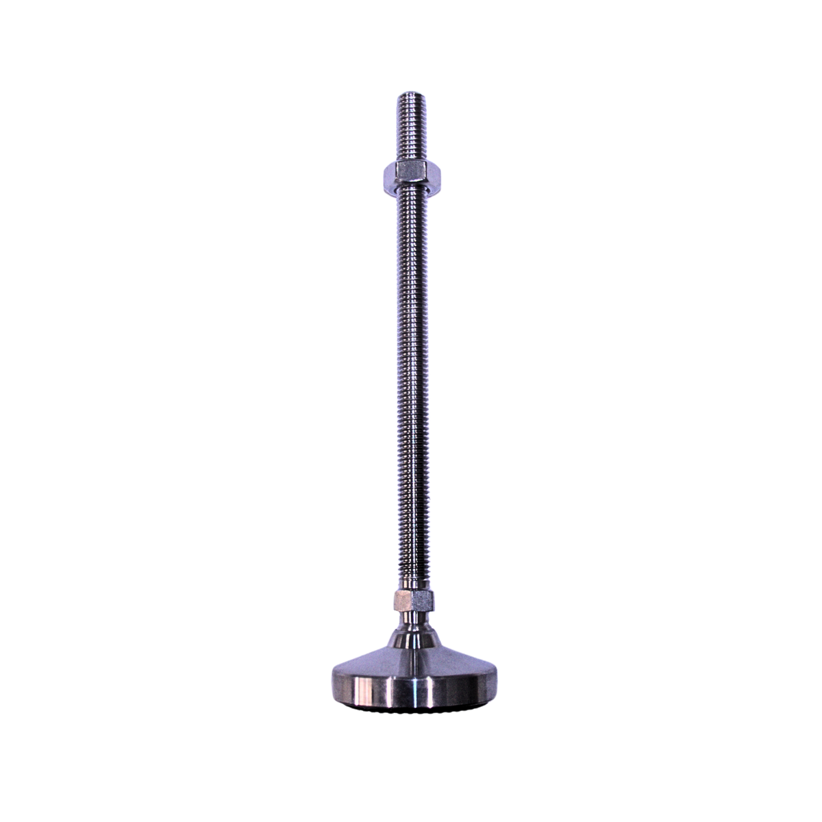 Heavy Duty 304 Stainless Steel Levelling Foot | 1200kg, Ø60mm Base, M12x180mm