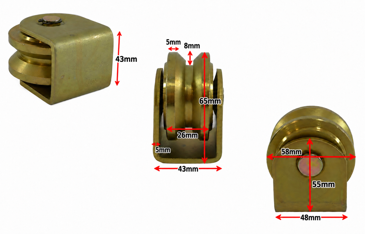 WV58 70 kg 58mm V Groove