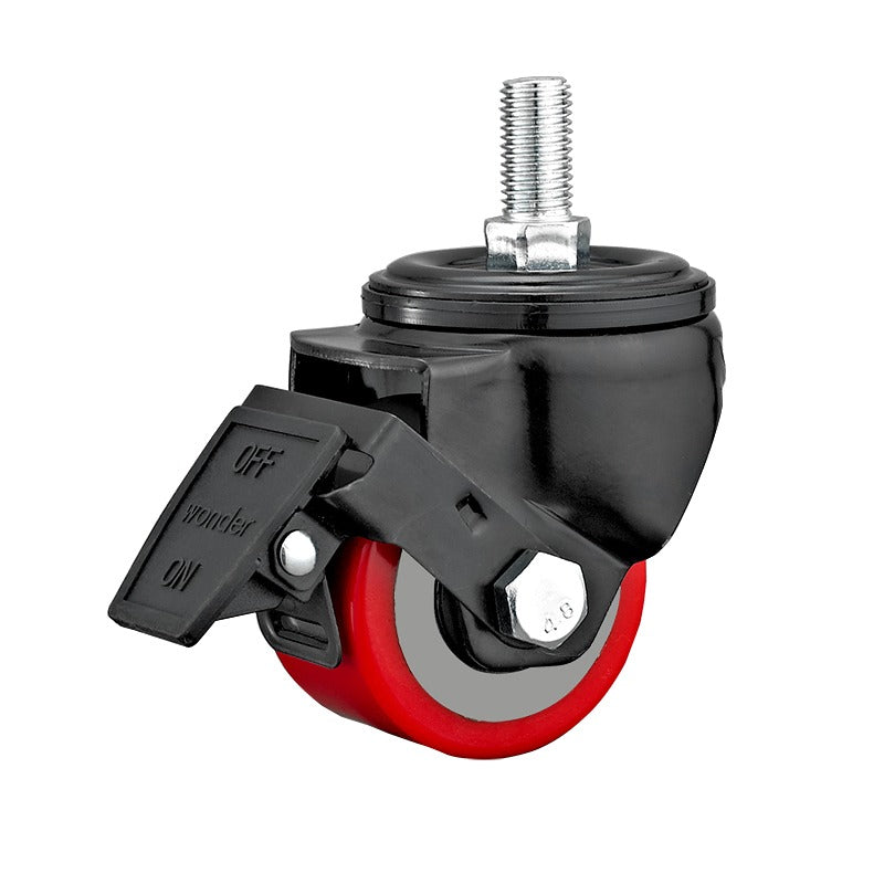 LHPUQ75BHWB(16) 600 Kg M16 Wheel Brake 75mm Polyurethane