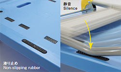 Prestar Premium PFS301 300 Kg Plastic Base Platform Trolley With Brake Kit