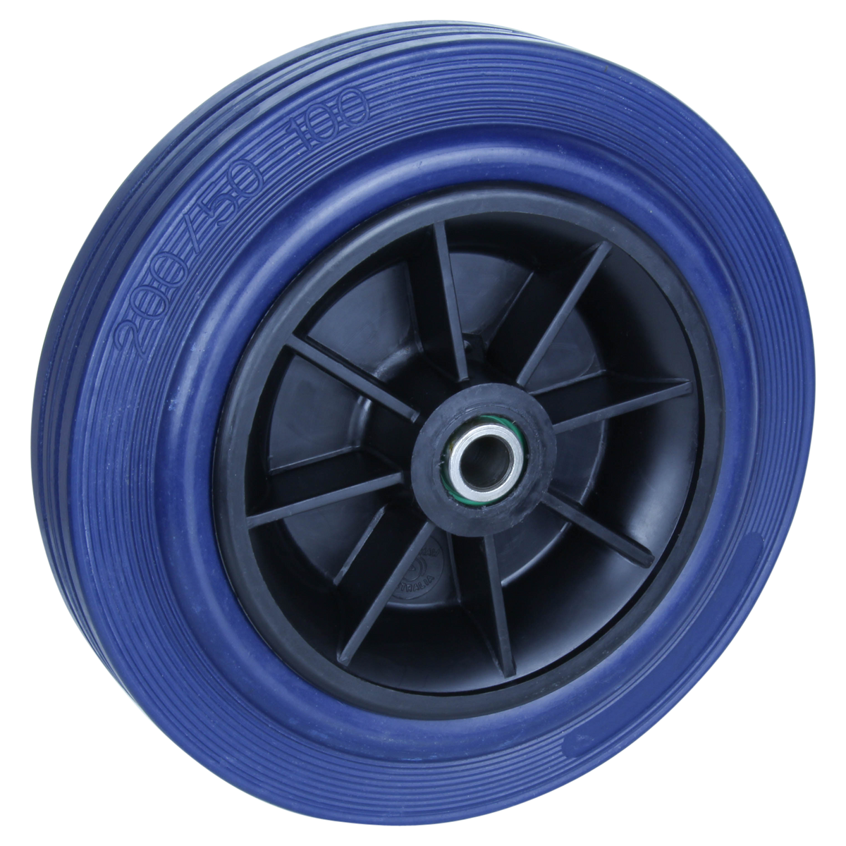HBS200 - 250 kg 200mm Blue Rubber