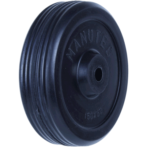 Jockey Wheel 6 Inch <span>150 Kg Replacement 150mm Black Rubber</span>