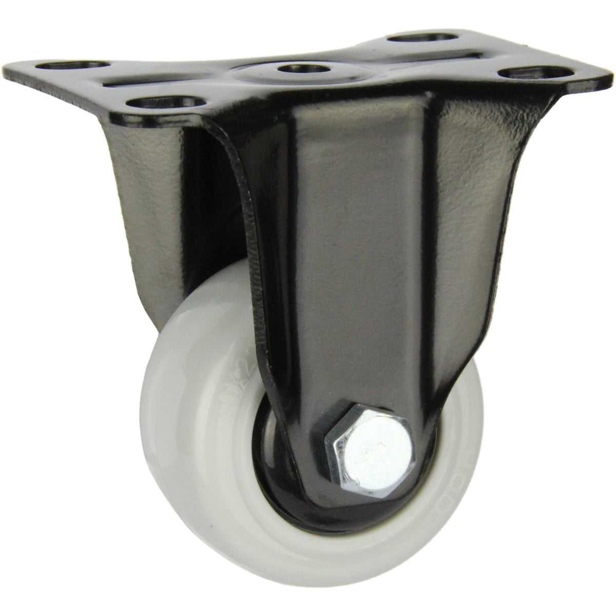 BPPQ40F - 40 kg Fixed Plate 40mm Grey polypropylene