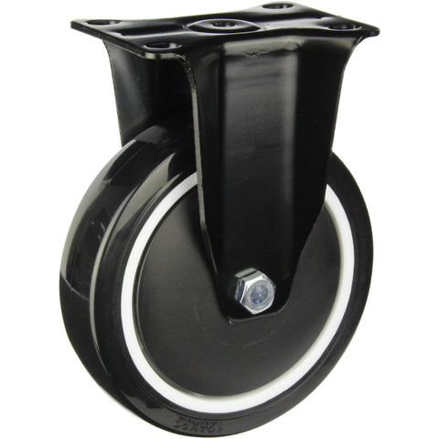 BPUQ125F <span>155 Kg Fixed Plate 125mm Polyurethane</span>