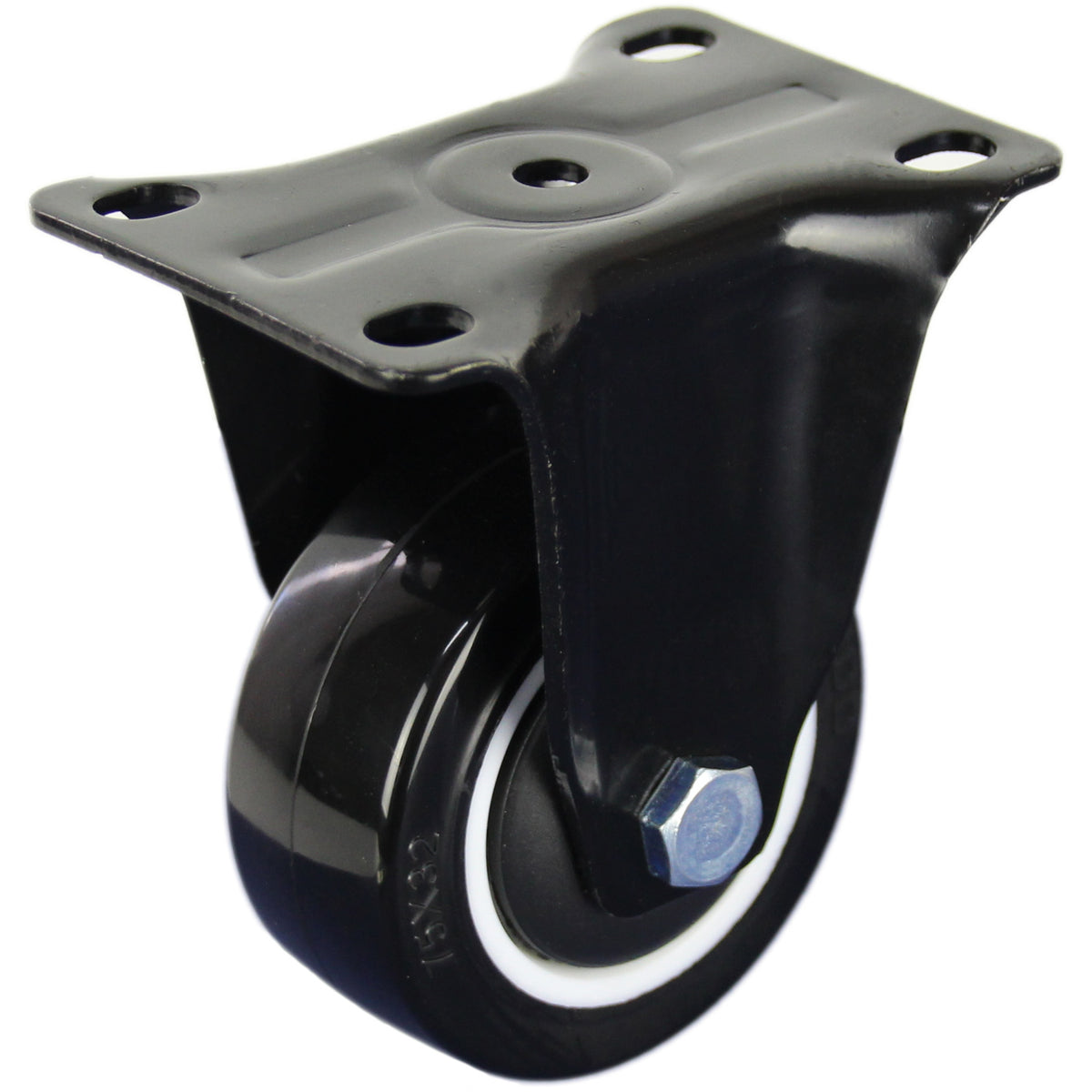 BPUQ75F - 115 kg Fixed Plate 75mm Polyurethane