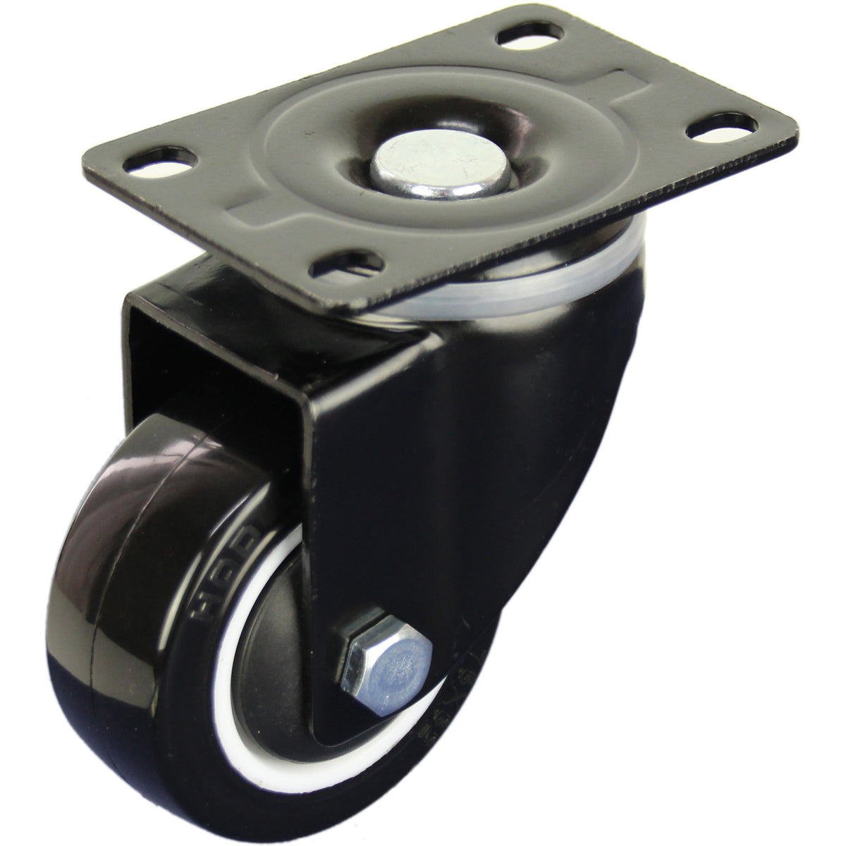 BPUQ75S - 115 kg Swivel Plate 75mm Polyurethane
