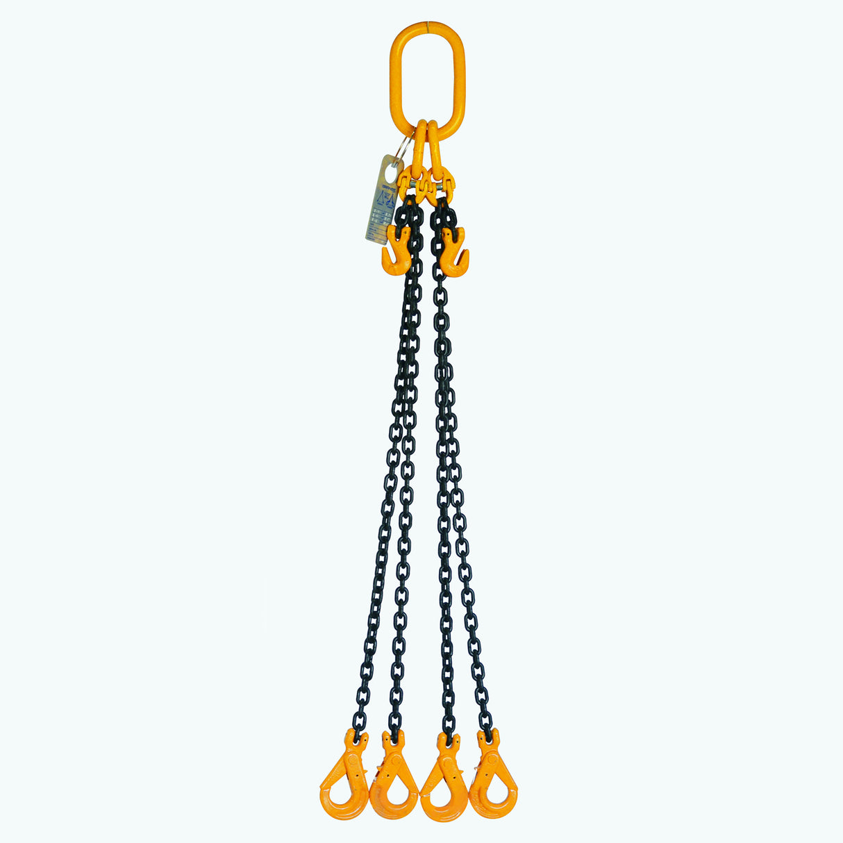 CS10MM4L2.0M 5500Kg 5.5t @ 60° 10mm x 2.0M 4 Leg Chain Sling