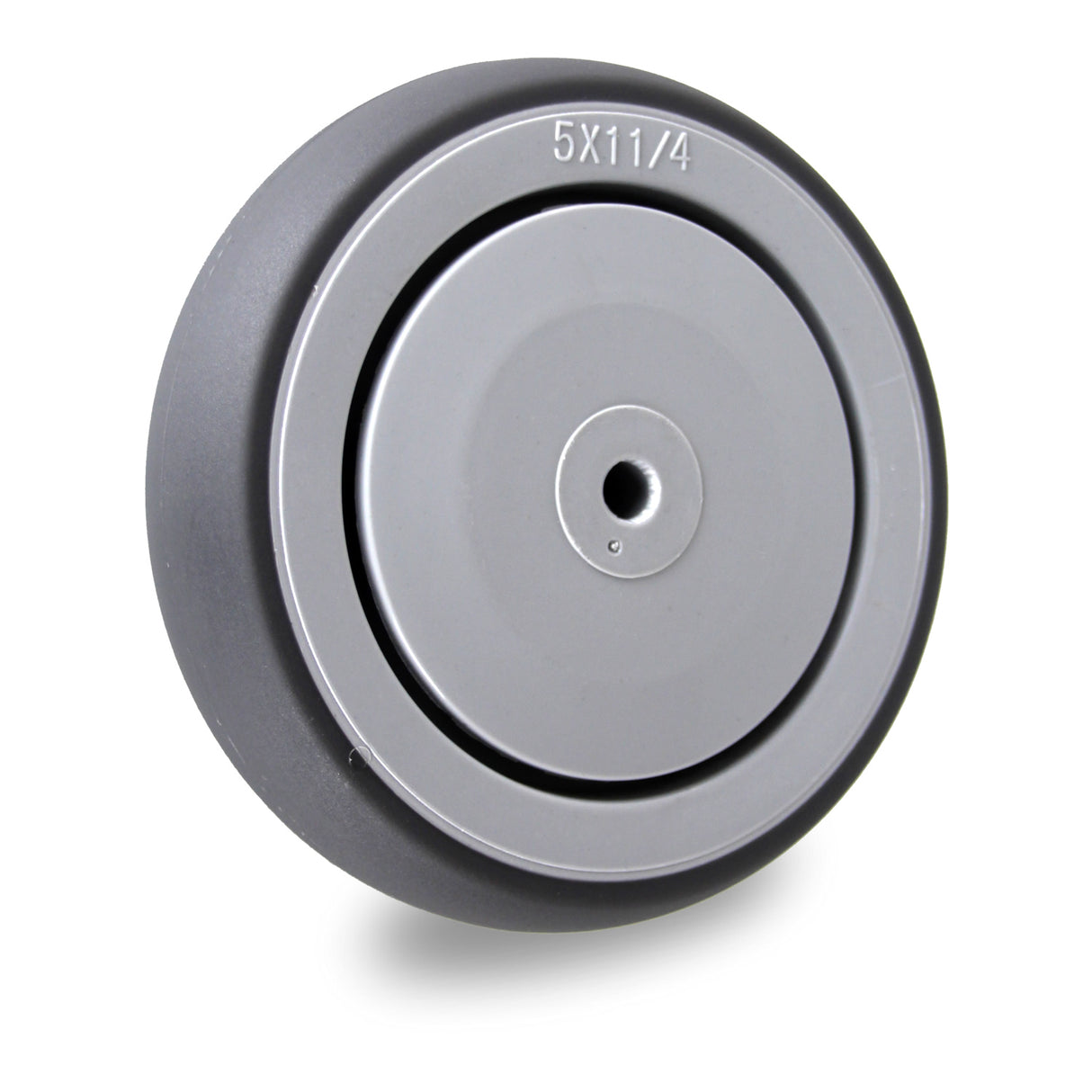 GRQ125SS - 100 Kg 125mm Stainless Steel Grey Rubber
