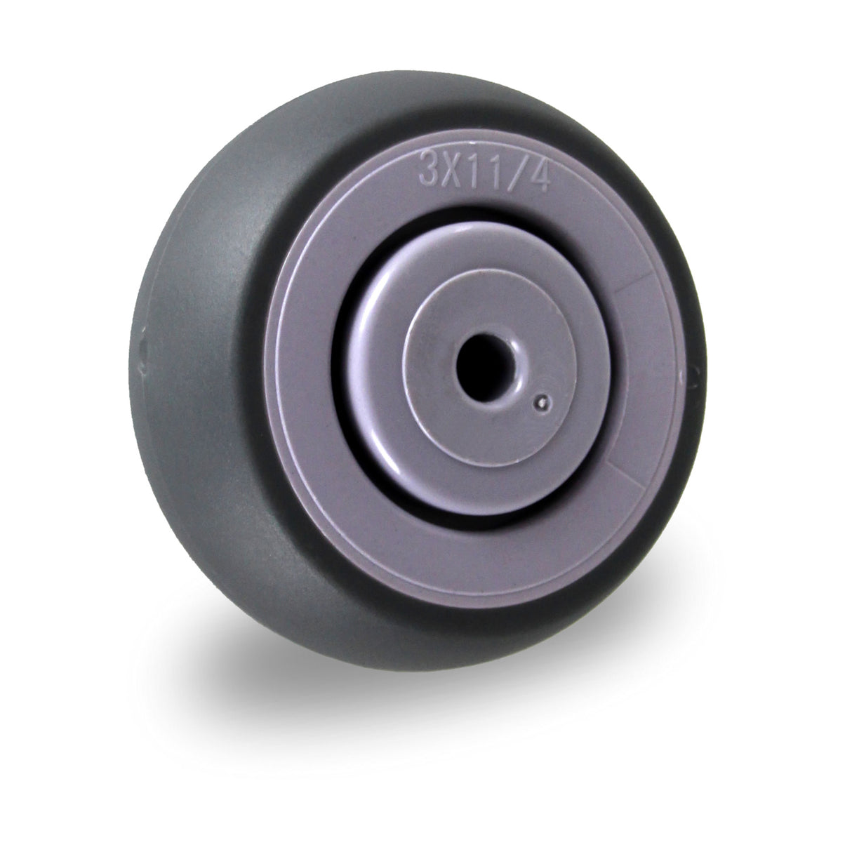 GRQ75SS - 85 Kg 75mm Stainless Steel Grey Rubber
