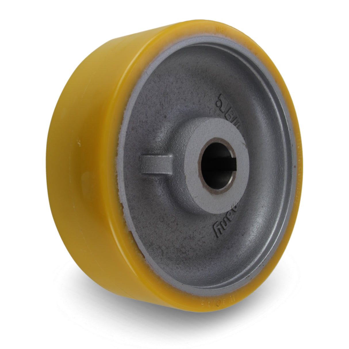 GTHN252/40H7 - 1600 Kg 250mm Polyurethane Drive Wheel w/ H7 Keyway