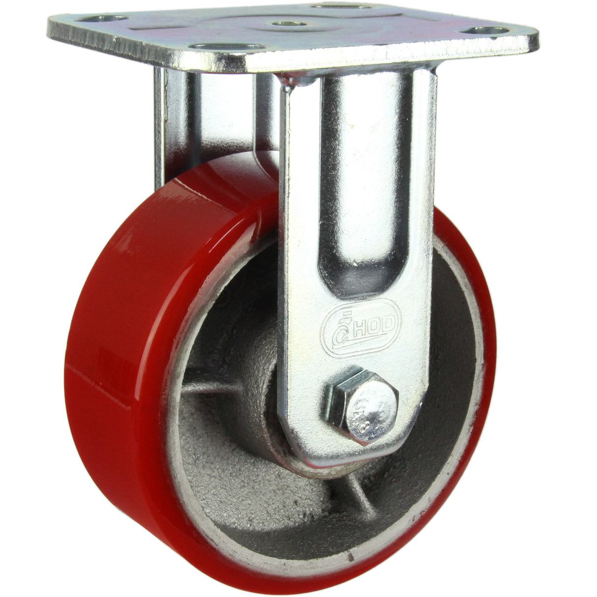 HIN5F-CIPU - 350 Kg Fixed Plate 125mm Polyurethane