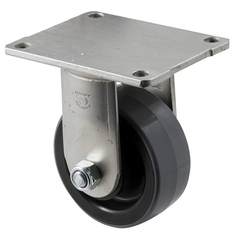 HUR100/HZF - 400 kg Fixed Plate 100mm Polyurethane