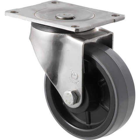 HUS125/OSP <span>350 Kg Stainless Steel Swivel Plate 125mm Polyurethane</span>