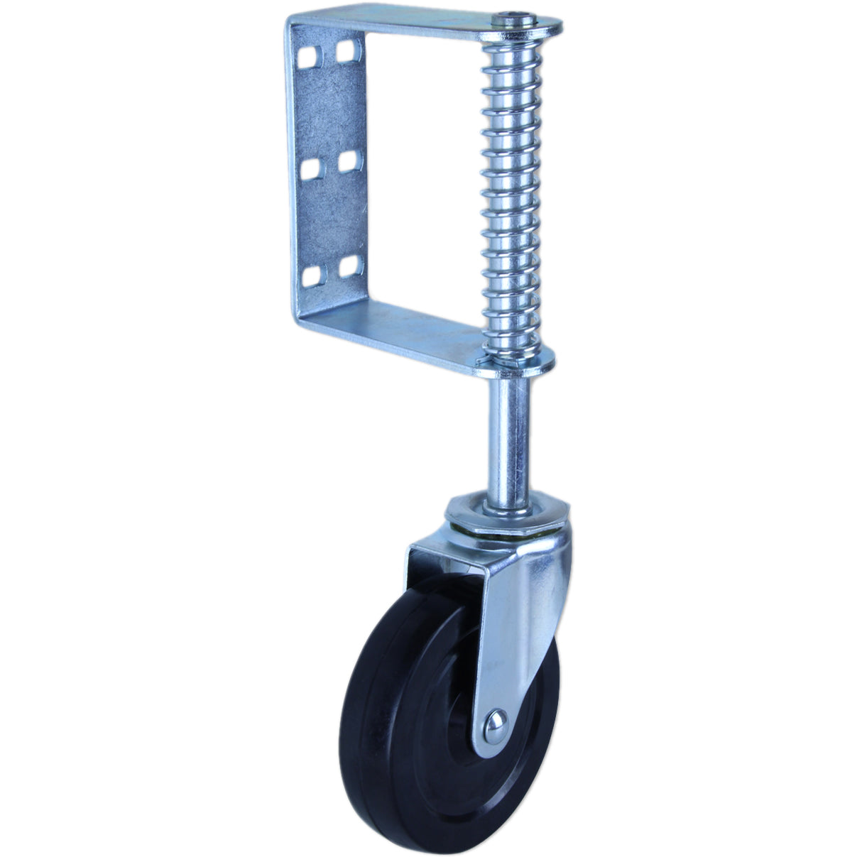 GATE CASTOR HD SPRING LOADED - 100 Kg 125mm Heavy-Duty Spring Loaded Gate Castor