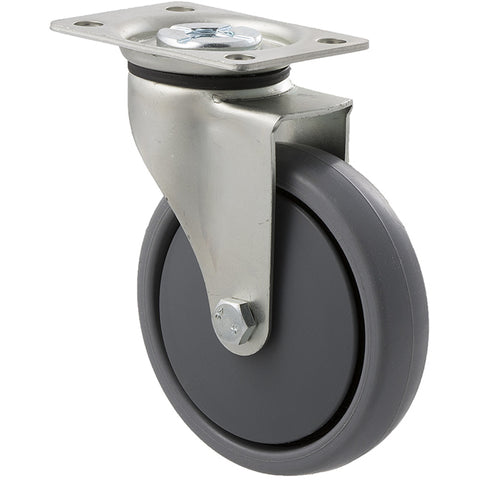 KJQ100G/KZP <span>50 Kg Swivel Plate 100mm Grey TPE</span>