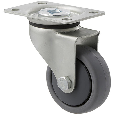 KJQ65G/KZP <span>50 Kg Swivel Plate 65mm Grey TPE</span>