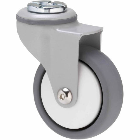 KJQ75GWT - KJQ75G/KPHWT <span>50 Kg Bolt-Hole 75mm Grey TPE w/ White Thread Guard</span>