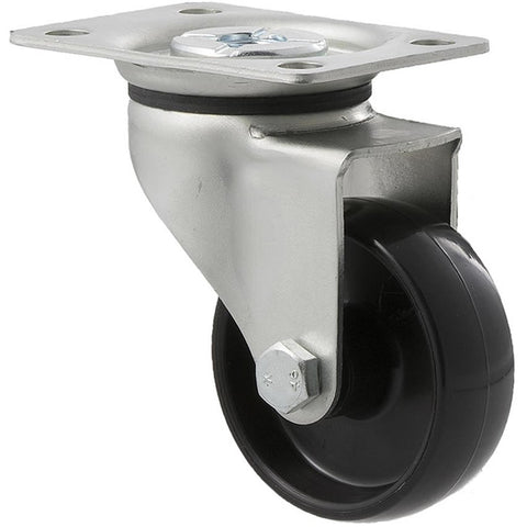 KNN65/KZP <span>50 Kg Swivel Plate 65mm Black Nylon</span>