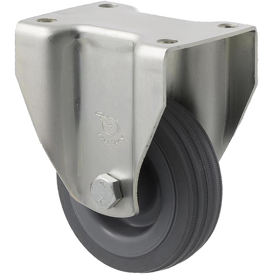 KSA75/KZF - 50 kg Fixed Plate 75mm Grey Rubber