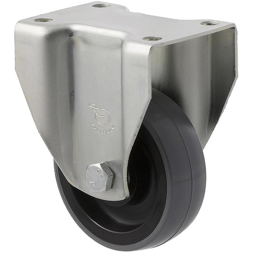 KUQ75/KZF - 100 Kg Fixed Plate 75mm Polyurethane