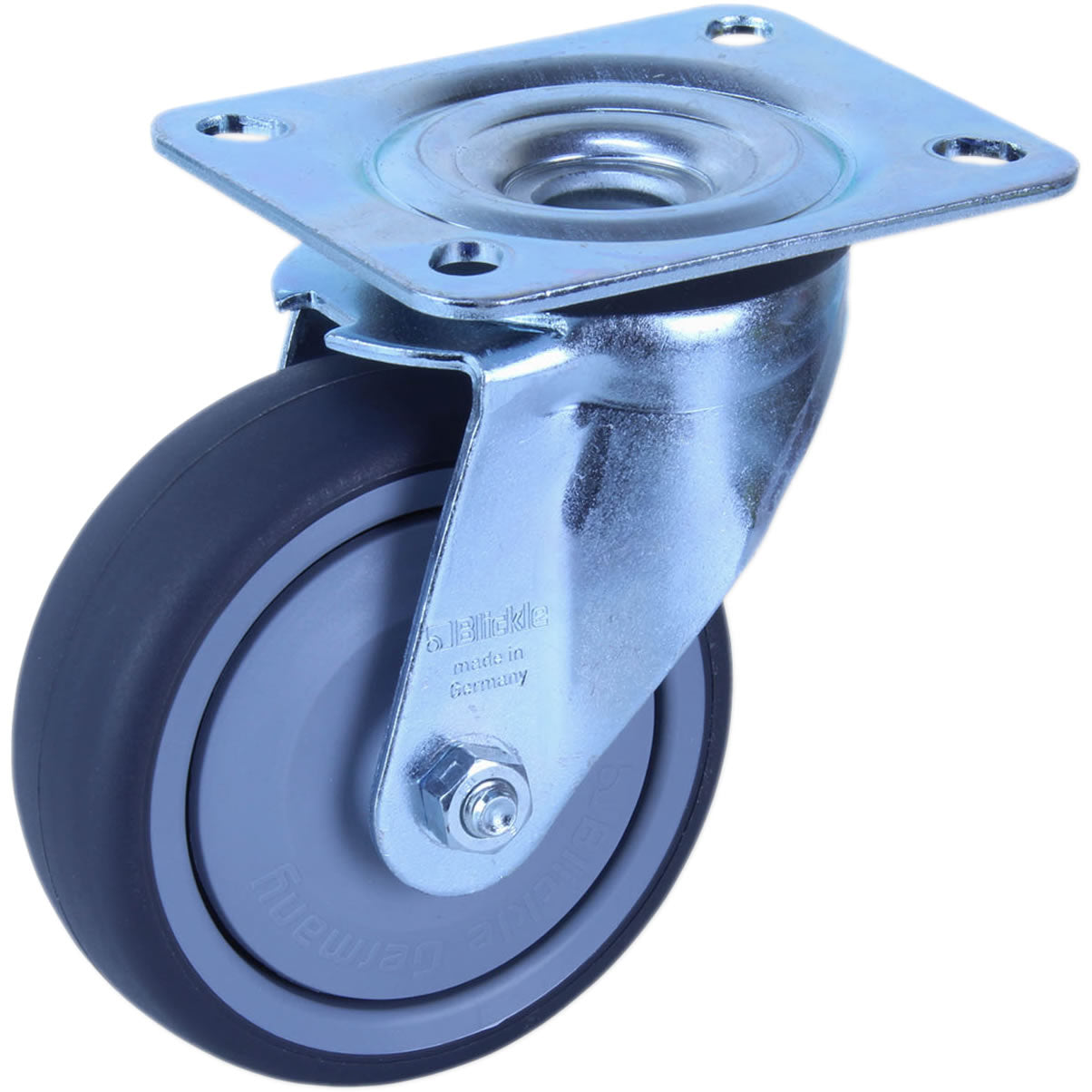 PATH100 - L-PATH100K-FK 200 Kg Swivel Plate 100mm Polyurethane