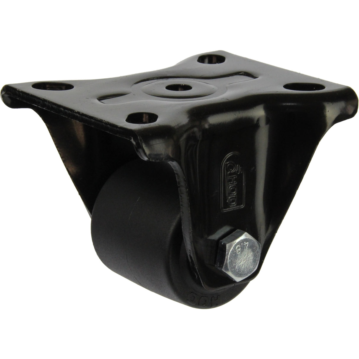 LHNNQ50FL - 300 Kg Fixed Plate 50mm Nylon