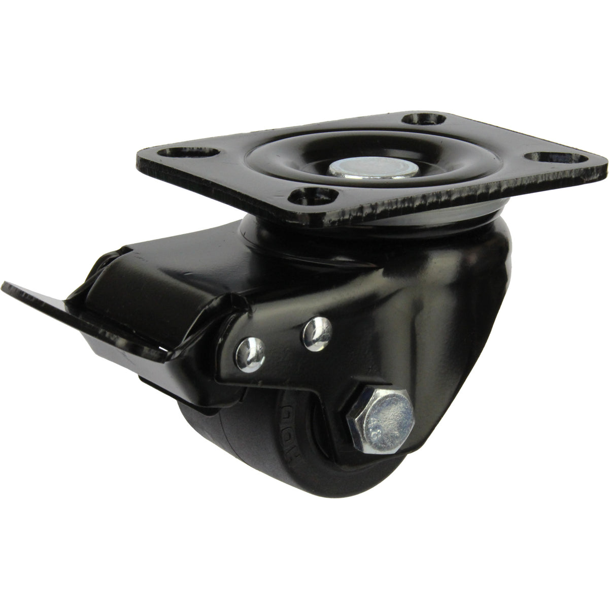 LHNNQ50SWBL - 300 kg Swivel Plate Brake 50mm Nylon