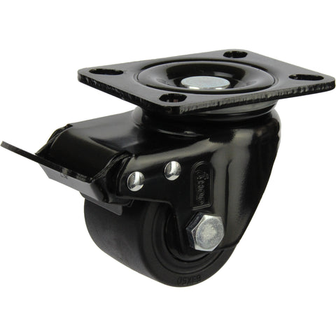 LHNNQ63SWB <span>400 Kg Swivel Plate Brake 63mm Nylon</span>