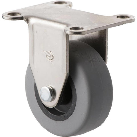 LJP50/LKF <span>30 Kg Nickel Fixed Plate 50mm Grey TPE</span>