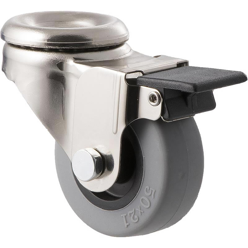 LJP50/LKHBR - 30 Kg Nickel Bolt-Hole Brake 50mm Grey TPE