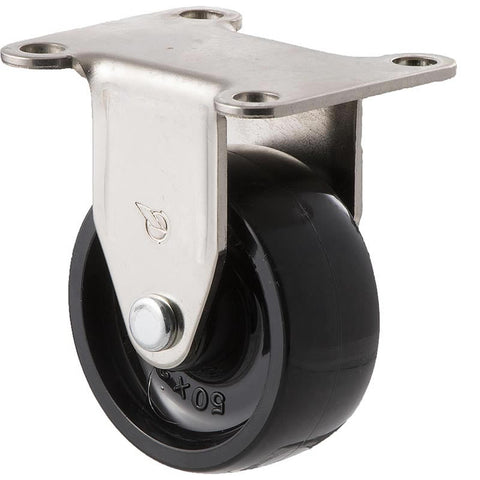 LNN50/LKF <span>30 Kg Nickel Fixed Plate 50mm Black Nylon</span>