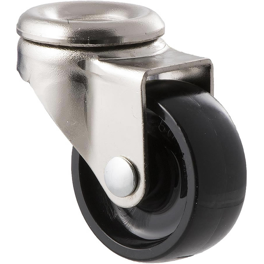 LNN50/LKH - 30 kg Nickel Bolt-Hole 50mm Black Nylon