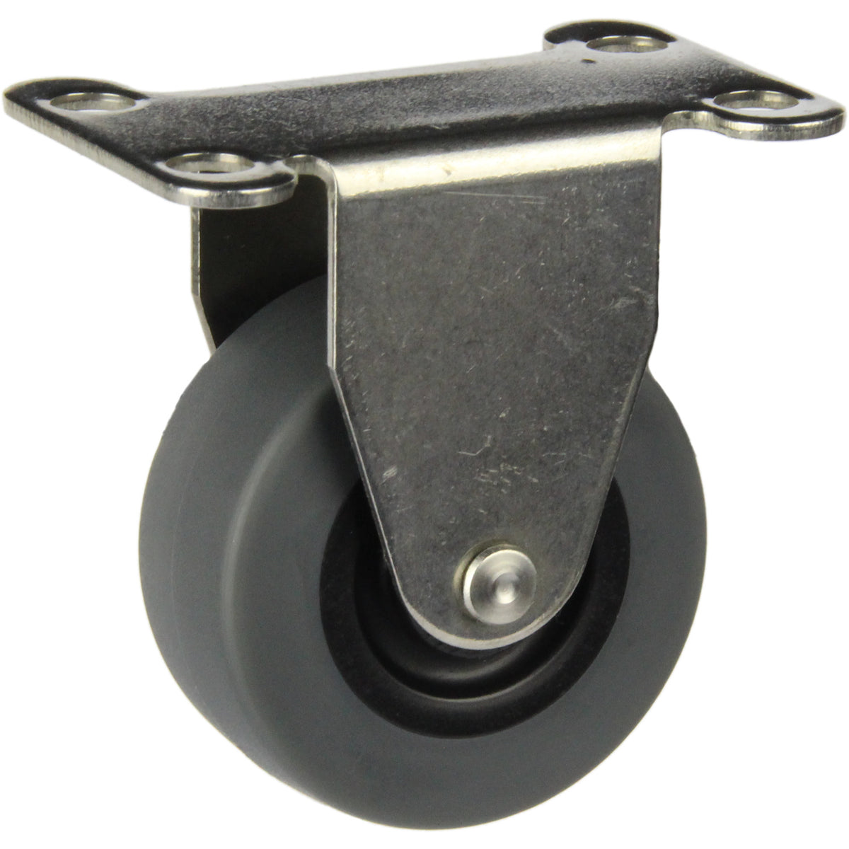 LSSGRA50F - 40 kg Fixed Plate Grey 50mm Stainless Steel TPE