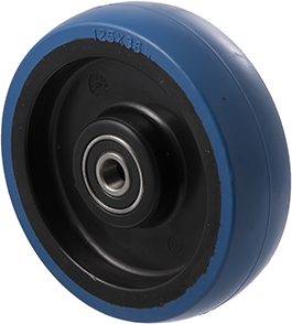 MBQ125G - 150 kg 125mm Blue Rubber