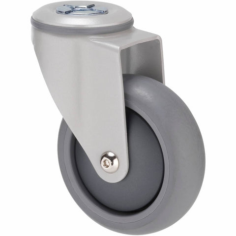 MJQ100GGH - MJQ100G/MPHGH <span>85 Kg Bolt-Hole 100mm Grey TPE w/ Graphite Thread Guard</span>